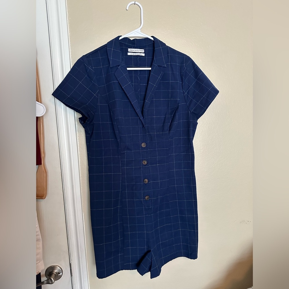 Urban outfitters blue short romper